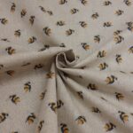 Linen look bumblebees