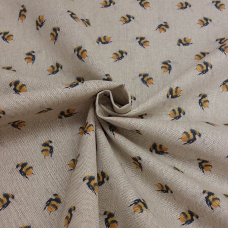 Linen look bumblebees
