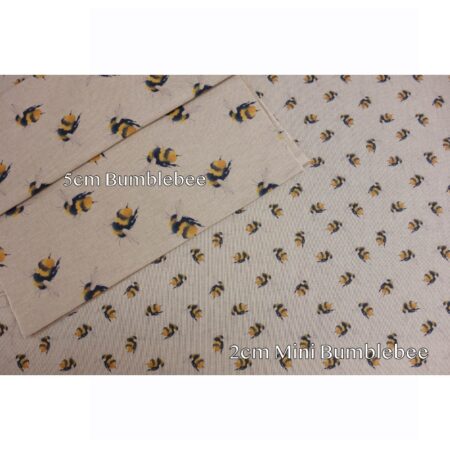 Linen look bumblebees
