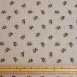 Linen look bumblebees