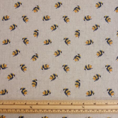 Linen look bumblebees