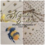 linen look bumblebee