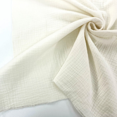 Plain Cream Double Gauze