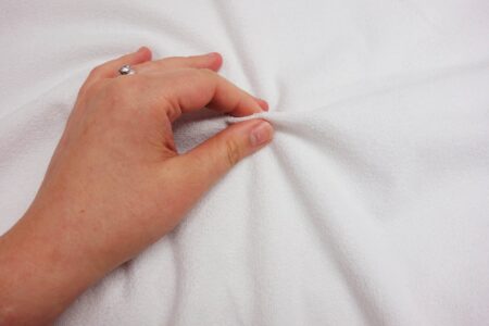 Laminated towelling fabric