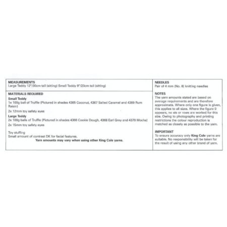 King cole truffle instructions