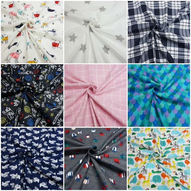 Children's Patterned Brushed Cotton Winceyette The Cheap Shop