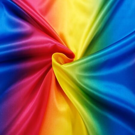 rainbow satin