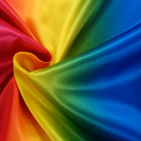 rainbow satin