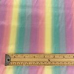Rainbow Stripe Satin