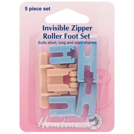 zipper roller foot set