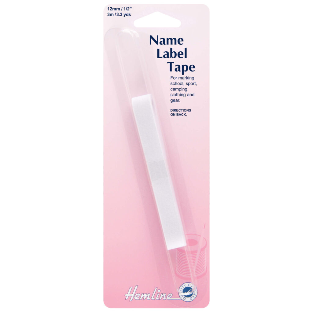 Image of name label tape