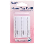 name tag refill