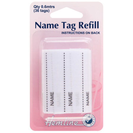 name tag refill