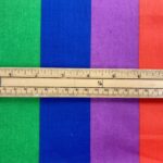 Polycotton Rainbow Stripes