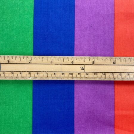 Polycotton Rainbow Stripes - Image 9