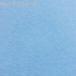 Plain cotton jersey fabric