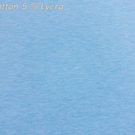 Plain cotton jersey fabric