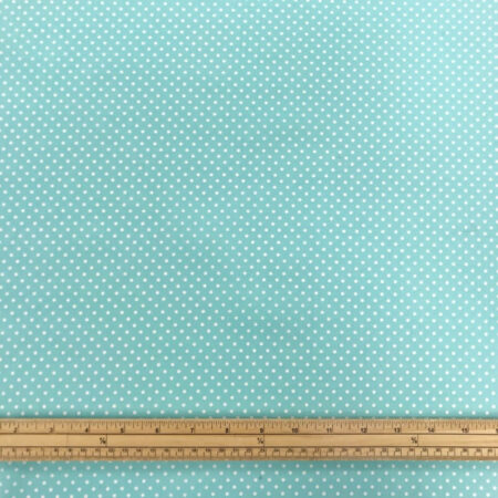 mint polka dot fabric