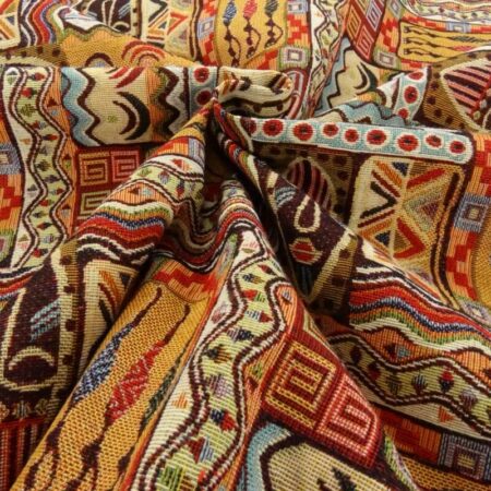 Kenya Tapestry Curtain Upholstery Fabric - Image 3