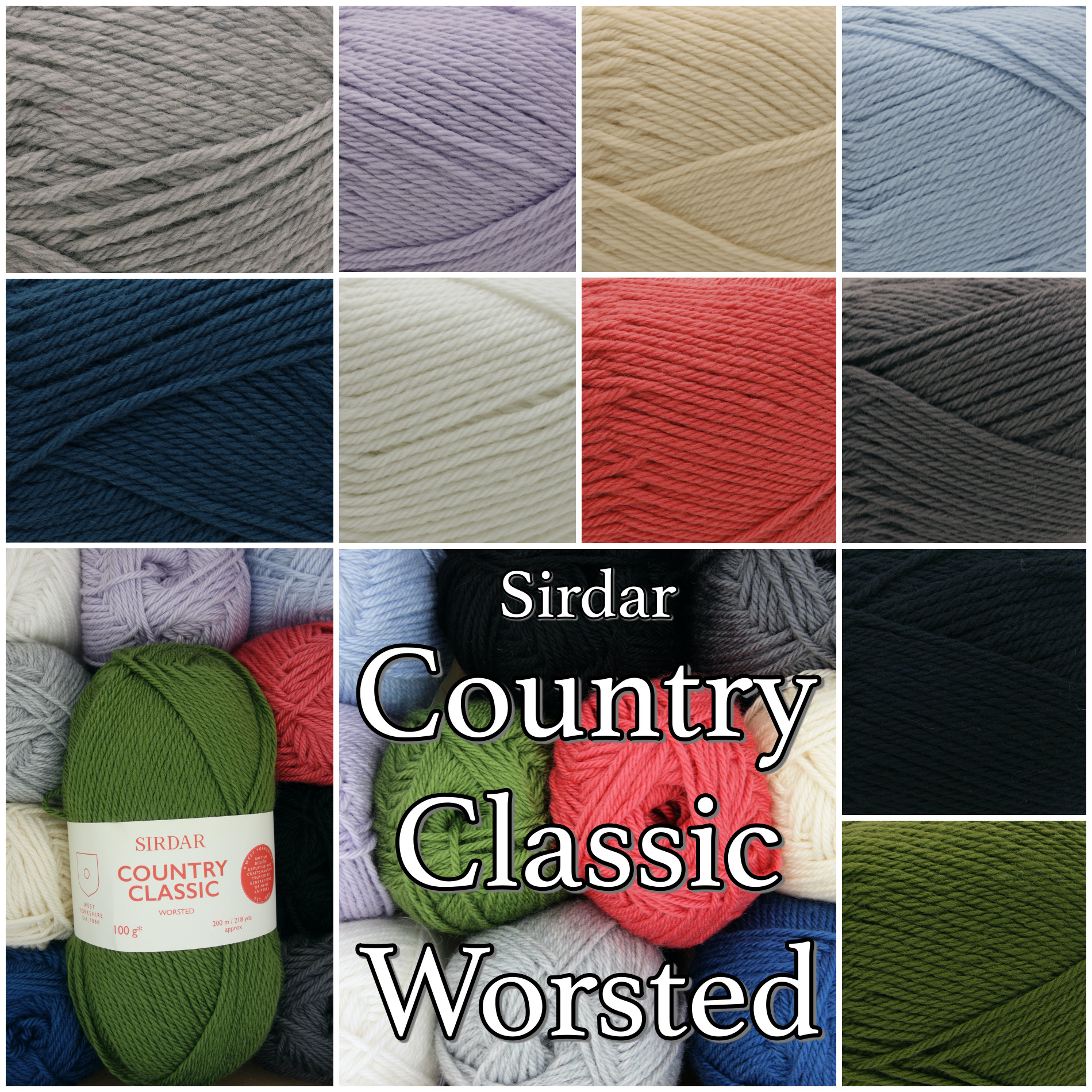 Country Classic Worsted 100g Yarn - Cheap Shop Tiptree