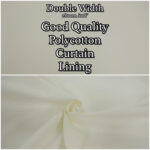 Thermal curtain lining