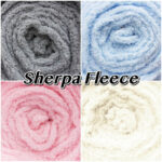 Sherpa fleece fabric
