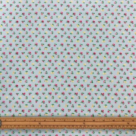 Carnation Blue Cotton Poplin - Image 3
