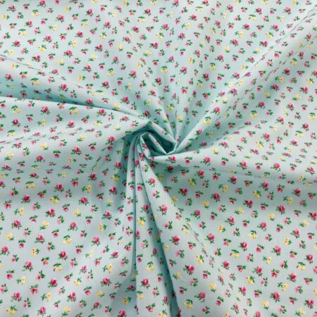 Carnation Blue Cotton Poplin - Image 2