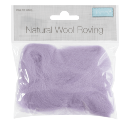 Natural Wool Roving 10g - Image 3
