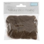 Natural Wool Roving 10g