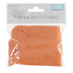 Natural Wool Roving 10g