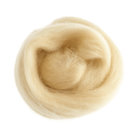 Natural Wool Roving 10g - Image 16