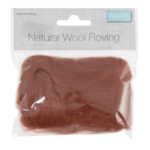 Natural Wool Roving 10g