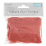 Natural Wool Roving 10g