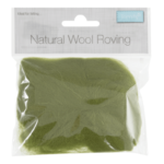 Natural Wool Roving 10g