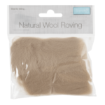 Natural Wool Roving 10g