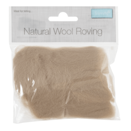 Natural Wool Roving 10g - Image 34