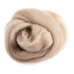 Natural Wool Roving 10g