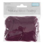 Natural Wool Roving 10g