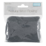 Natural Wool Roving 10g