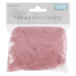 Natural Wool Roving 10g