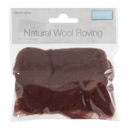 Natural Wool Roving 10g - Image 57