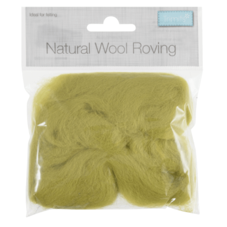 Natural Wool Roving 10g - Image 61