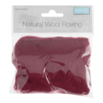 Natural Wool Roving 10g