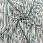 Aqua Grey Stripe