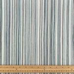 Aqua Grey Stripe