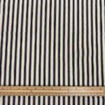 Black Ticking Stripe