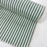Baltic Teal Ticking Stripe