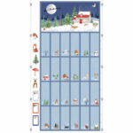 Fold-Up Advent Calendar Panels