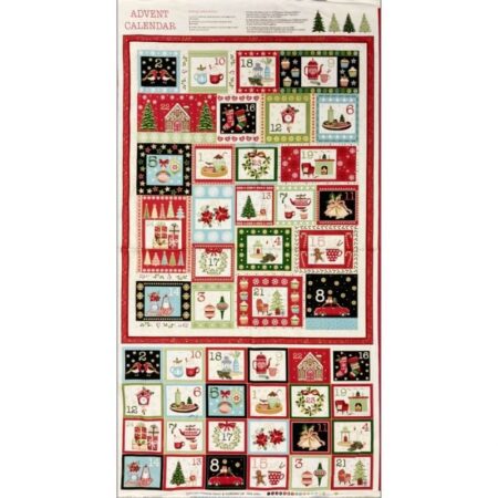 Makower Christmas Advent Calendar Panels - Image 4